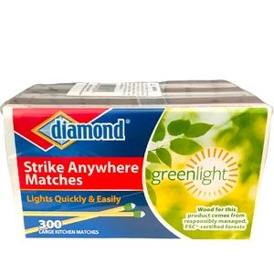 Strike Anywhere Large Matches Set (3boxes) Kitchen, Camping, Survival